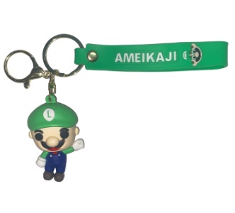 CHAVEIRO 3D - PERSONAGENS - LUIGI CHAPÉU VERDE (MÁRIO BROS)