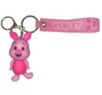 CHAVEIRO 3D - PERSONAGENS - URSINHO POOH - LEITÃO