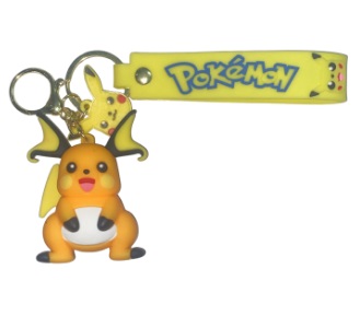 CHAVEIRO 3D - PERSONAGENS - PIKATCHU AMARELO MOSTARDA (POKEMON)