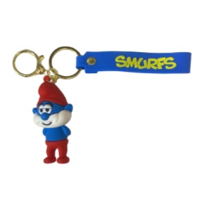 CHAVEIRO 3D - SMURF - PAPAI SMURF