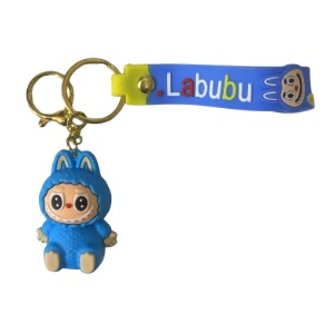 CHAVEIRO 3D - PERSONAGENS - LABUBU SENTADO - CORES