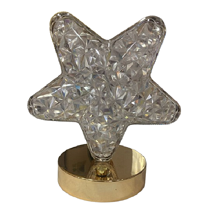 LUMINÁRIA DE MESA EM FORMATO DE ESTRELA - TOP HOUSE