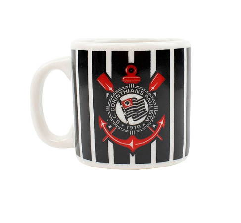 CANECA DE PORCELANA - 120 ML - CORINTHIANS - MODELO 2