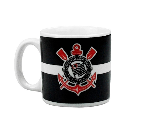 CANECA DE PORCELANA - 120 ML - CORINTHIANS - MODELO 1