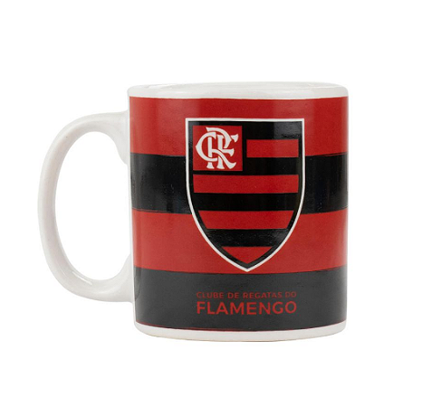 CANECA DE PORCELANA 320ML - FLAMENGO - MODELO 1