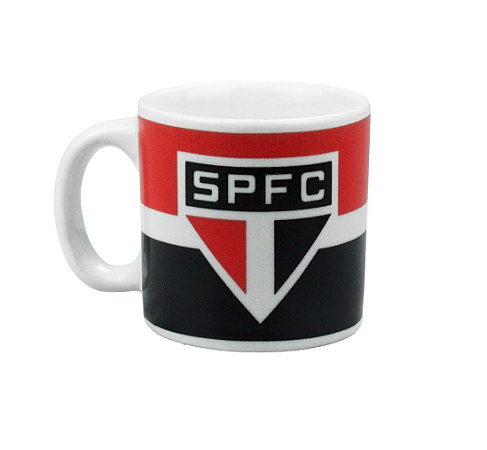 CANECA DE PORCELANA - 120 ML - SPFC - MODELO 1