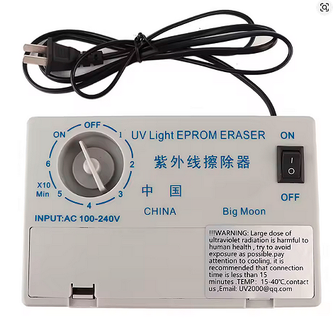 Apagador eprom luz ultravioleta temporizador