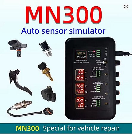 Simulador Sensor Centrais Injeção Mn300 Gerador De Sinais