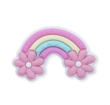 Arco-íris com flores Emborrachado (par)