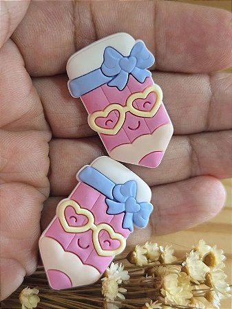 Lápis com óculos Candy Emborrachado (par)