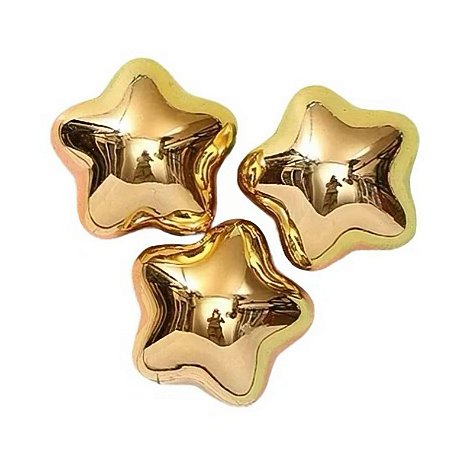 Estrelinha dourada (par)
