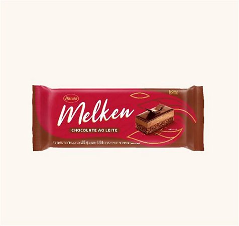 CHOC BARRA LEITE MELKEN 1,010KG (10)