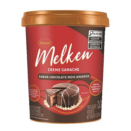 GANACHE M.AMARGO MELKEN 1KG (10)