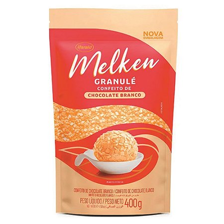 GRANULE MELKEN CHOC BRANCO 400G (12)