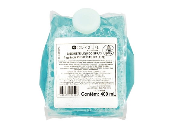 SABONETE SPRAY PROTEINAS LEITE 400ML (6X400) E-P400SPL