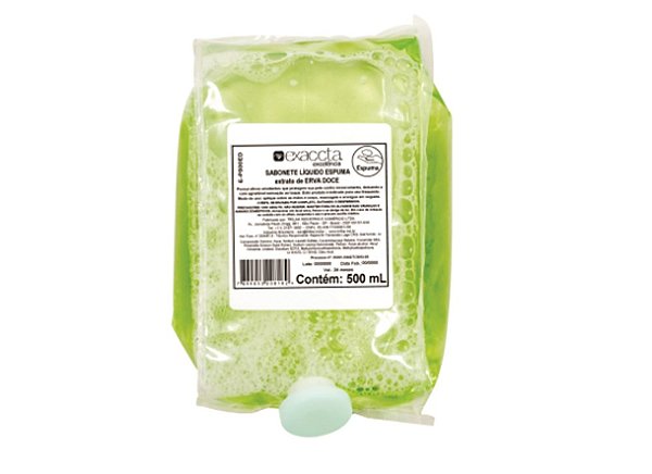 SABONETE ESPUMA REFIL ERVA DOCE 400ML (1X6) E-P400EDEP