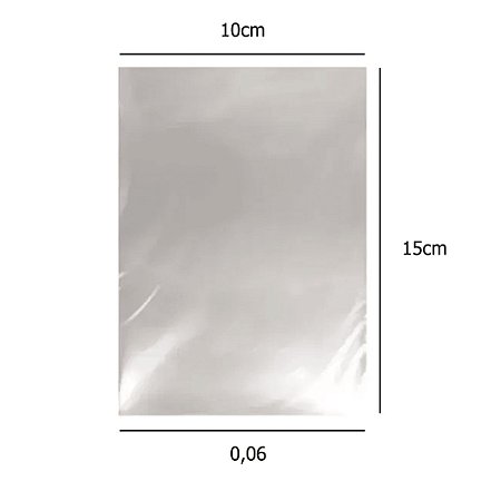 SACO PLASTICO 10X15X06 LISO (1KG)
