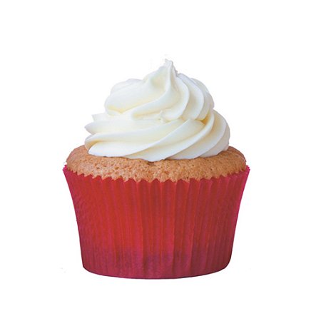 FORMINHA CUPCAKE IMPERM. VERMELHA C/45 UNI (1X10)