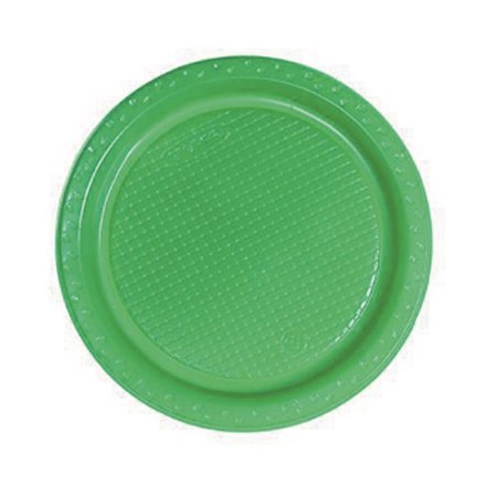 PRATO PLAST. VERDE 15CM REGINA  C/ 10 UNI (20X10)