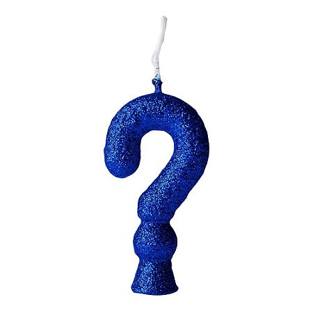 VELA CINTILANTE GLITER AZUL N° ?? (1X10)