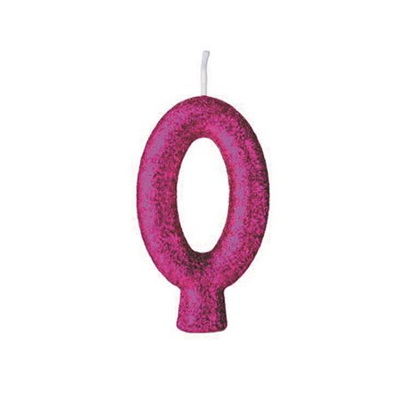 VELA CINTILANTE GLITER PINK N° 0 (1X10)