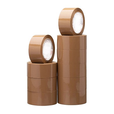 FITA ADESIVA MARROM 48MMX45METROS  1 ROLO (120UNI P/ CAIXA)