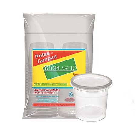 POTE RIOPLASTIC REDONDO 1.800ML PCT C/ 15 UNI (12X15)