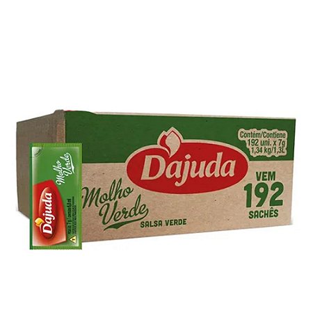 MOLHO VERDE SACHE DAJUDA CX 192 UNO 7G