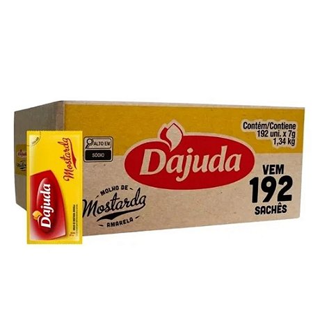 MOSTARDA SACHE DAJUDA CX 192 UNI 7G
