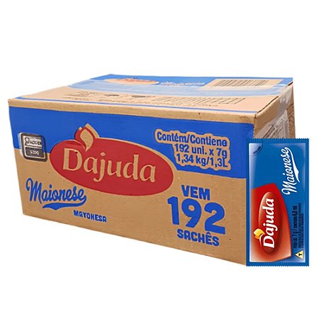 MAIONESE SACHE DAJUDA CX 192 UNO 7G