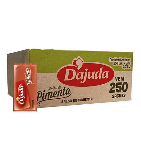 PIMENTA SACHE DAJUDA CX 250 UNI 3ML