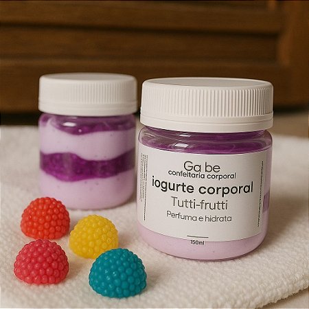 Creme com Gel Corporal Tuti Frutti - Explosão de Doçura 150ml