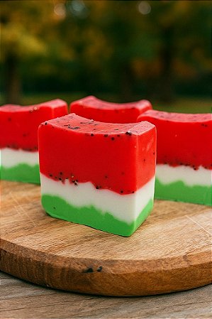 Sabonete Artesanal em Barra – Melancia