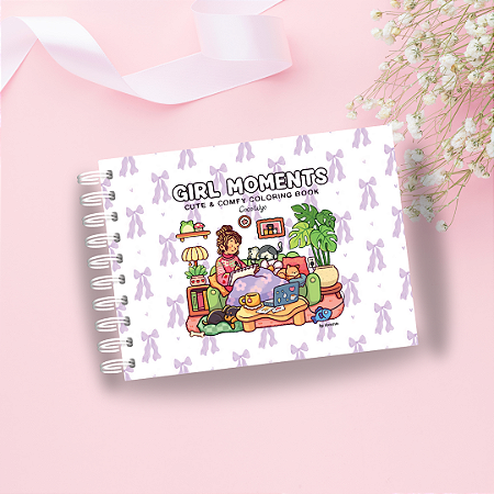 Livro de Colorir – Girl Moments | Cute & Comfy