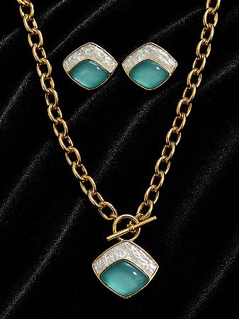Conjunto pedra natural