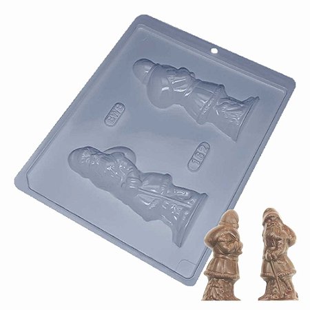 Forma Chocolate Simples Papai Noel Ref. 162 - 5 formas