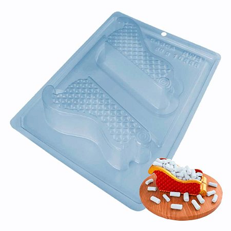 Forma Chocolate Trenó de Natal 10556 com Silicone - 2 unid