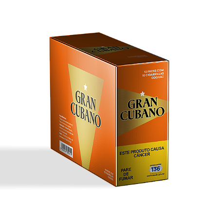 Cigarrilha Gran Cubano Cogna c/10 maços