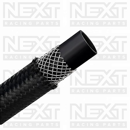 Mangueira tipo AEROQUIP borracha/nylon AN6