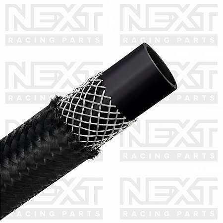 Mangueira tipo AEROQUIP borracha/nylon AN8