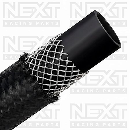 Mangueira tipo AEROQUIP borracha/nylon AN12