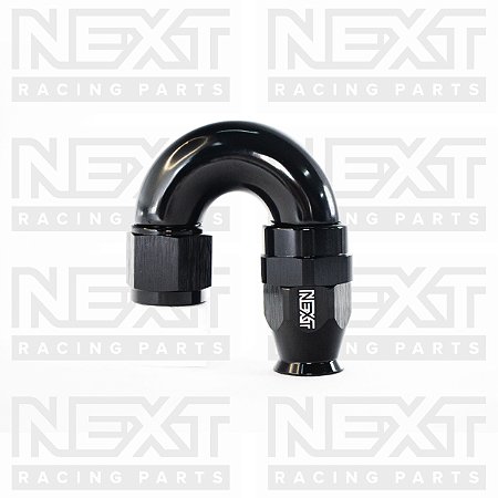 Conexão 180º Fêmea para Mangueira PTFE AN8