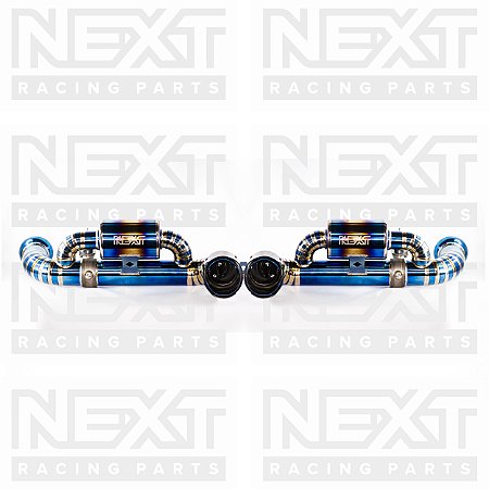 Catback Porsche 991.2 4.0L GT3/GT3RS Titânio Com Válvula Sem Atuador