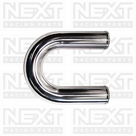 Tubo 180º em Alumínio Polido 3" - 76.2 mm