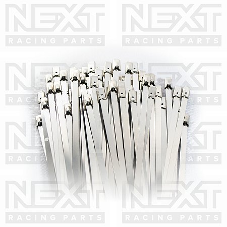 Abraçadeira Universal Multiuso Inox 30cm ( 10 UNIDADES )