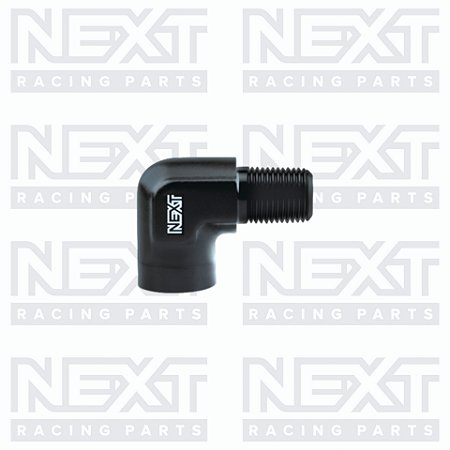 Adaptador 90º Fêmea para Macho NPT 1/8"