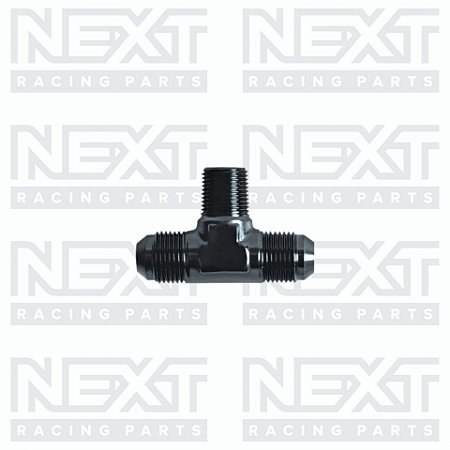 Divisor em T Entrada 1/8" NPT e Saídas Macho Cônico AN3