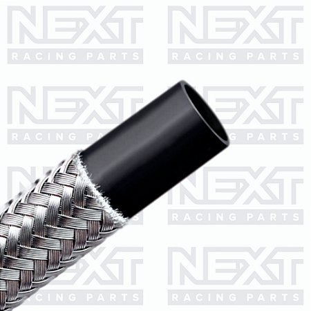 Mangueira de Borracha tipo Aeroquip com Malha de Inox AN4