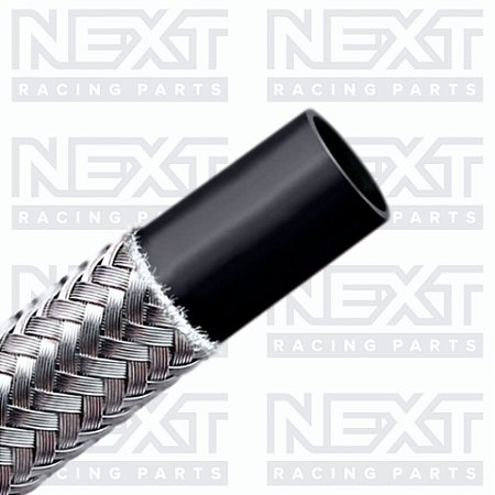Mangueira tipo AEROQUIP borracha/Inox AN6