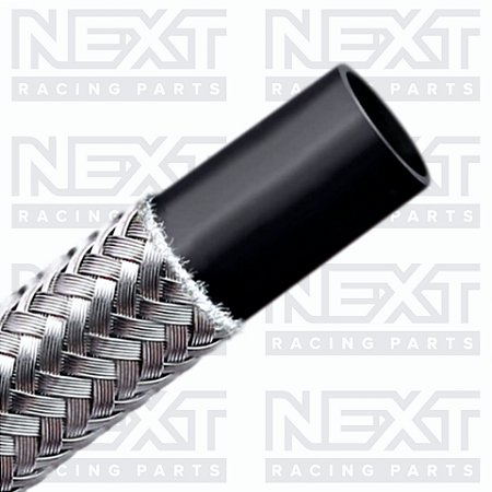 Mangueira tipo AEROQUIP borracha/Inox AN10